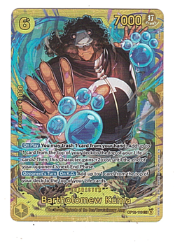 One Piece CCG Bartholomew Kuma sec OP12-119 - Image 1