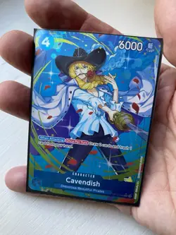One Piece Royal Blood #OP10-045 CAVENDISH - Rare Alternate Art Parallel - Image 1