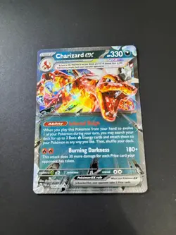 Charizard EX 054/091 Paldean Fates Holo Pokemon Card Trading Card TCG - Image 1