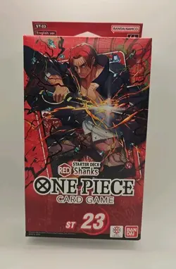 One Piece ST-23 Starter Deck: Shanks - Bandai English Ed. - Factory Sealed - Image 1