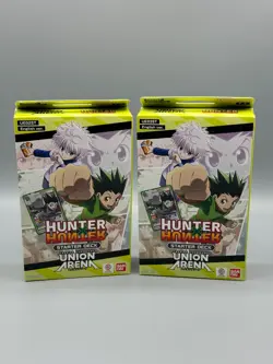 x2 Union Arena Hunter x Hunter Starter Deck Sealed New BANDAI NAMCO - Image 1