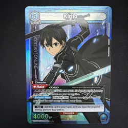 Kirito SR (041) Union Arena Sword Art Online English Super Rare Mint+ - Image 1