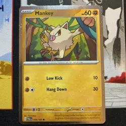 Pokemon Mankey - (Cosmos Holo) 106/193 Miscellaneous Cards & Products Holo NM/LP - Image 1