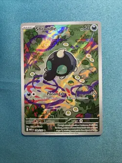 Pokemon TCG Shroodle Illustration Rare Card 149/132 Mega Evolution - Image 1