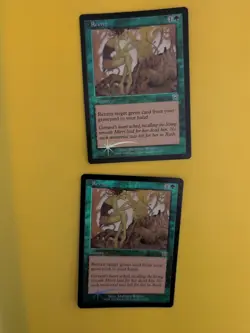 Revive x2 Sorcery Mercadian Masques. FOIL. Magic the Gathering Card. - Image 1