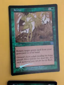 Revive x2 Sorcery Mercadian Masques. FOIL. Magic the Gathering Card. - Image 3