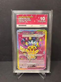 Pikachu EX 234/193 Pokemon Mega Dream EX Japanese SAR Pokemon Card Grade ACE 10 - Image 1
