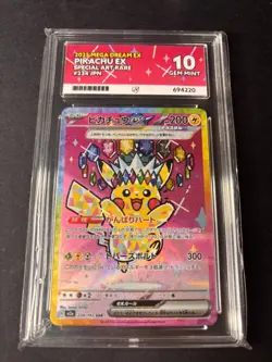 Pikachu EX 234/193 Pokemon Mega Dream EX Japanese SAR Pokemon Card Grade ACE 10 - Image 3