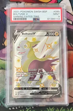 Boltund V SWSH085 SWSH: Sword & Shield Promo Cards Pokemon PSA 9 - Image 1