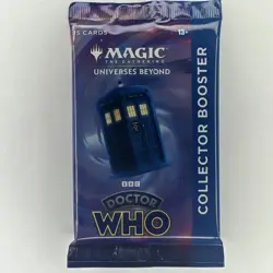 Magic the Gathering Universes Beyond: Doctor Who Collector Booster Pack - Sealed - Image 1