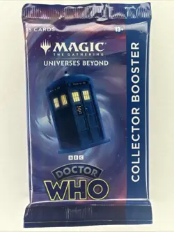 Magic the Gathering Universes Beyond: Doctor Who Collector Booster Pack - Sealed - Image 2