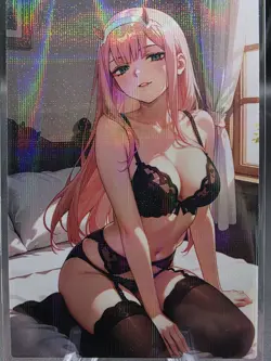Zero Two Darling In The Franxx Anime Waifu Card Doujin ACG Goddess Holo - Image 2