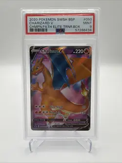 Charizard V SWSH050 SWSH: Sword & Shield Promo Cards Holo PSA 9 - Image 1