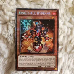 Yu-gi-oh! Rescue-ACE Hydrant MP25-EN046 Starlight Rare 1st Ed LP Card Mega Pack - Image 1