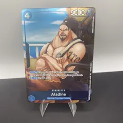 OP14-043 Aladine Dash Pack R Full Art One Piece TCG English Card - Image 1