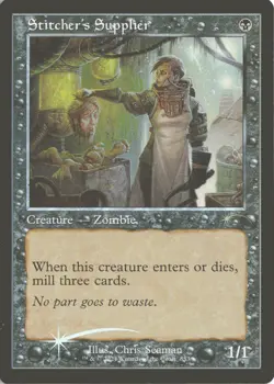 MTG Stitcher's Supplier (853) *Foil* Retro Secret Lair Bonus Card MT/NM Zombies - Image 1