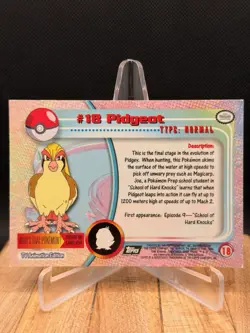 Pidgeot - #18 Series 1 (Topps) Pokemon Card - Black Logo - Image 2