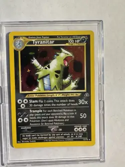 TYRANITAR - 12/75 - Neo Discovery - Holo - Pokemon Card - EXC / NEAR MINT - Image 1