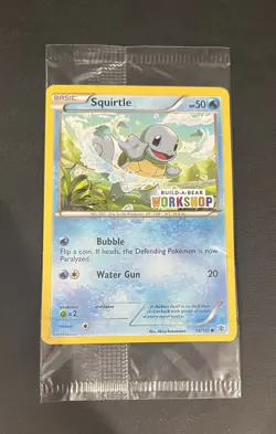 Pokemon Card Squirtle Build-A-Bear Workshop 14/101 Stamped Promo SEALED - Image 2