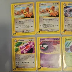 Pokemon Skyridge Set Bundle Vintage Cards Ursaring Dunsparce Gastly - Image 2