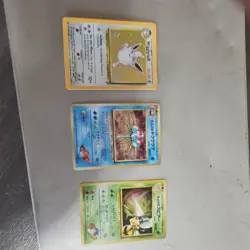 Pokemon TCG Base Set Wigglytuff Tentacruel Beedrill Lot 3 Cards 1999 Vintage - Image 1