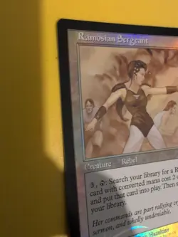 Ramosian Sergeant Rebel Mercadian Masques. FOIL. Magic the Gathering Card. - Image 3