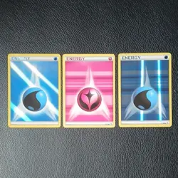 Pokemon TCG Holo Energy Card Lot - 3 English Water & Fairy Cards - Image 1