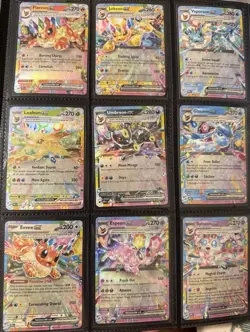 Prismatic Evolutions Japanese Eevee Card Set 9 Cards Near Mint - Image 1