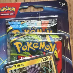 Pokemon Raikou Blister Pack with Foil Promo Card, Coin & 2 Booster Packs - Image 4