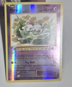Pack Fresh 2016 Pokemon Evolutions Mew Holo Card 53/108 Reverse Holo Lilly Pad - Image 4