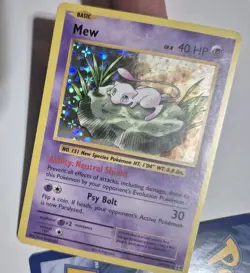 Pack Fresh 2016 Pokemon Evolutions Mew Holo Card 53/108 Reverse Holo Lilly Pad - Image 5
