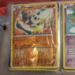Pokemon TCG Diamond & Pearl Card Lot, Holo, Lucario, Yveltal, Timburr - Image 2