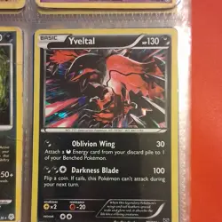 Pokemon TCG Diamond & Pearl Card Lot, Holo, Lucario, Yveltal, Timburr - Image 4
