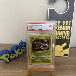 Pokemon Card Fossil Arbok 31/62 1st Edition PSA 9 Mint - Image 1
