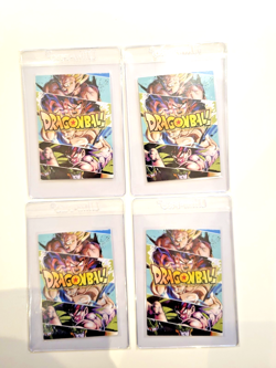 VTG Dragon Ball Z PT Series Prism Holo Card Lot (4) - Vegeta Goku Gohan - Image 2