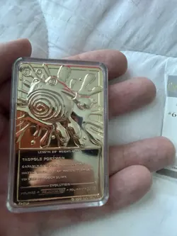 Pokemon, Burger King 1999 - 23K Gold Plated Poliwhirl Rare Card - Box Is Wrong - Image 5