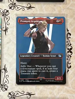 Final Fantasy Magic The Gathering Borderless Lot 9x Near Mint Cards All Sleeved - Image 5