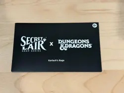 MTG Secret Lair x Dungeons & Dragons: Karlach's Rage NONFOIL SEALED - Image 1