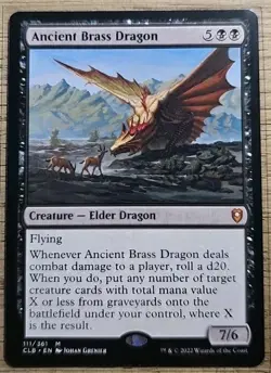 Ancient Brass Dragon - Commander Legends: Battle for Baldur's Gate - NM - Image 1