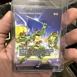 Teleportation Circle - Borderless Teenage Mutant Ninja Turtles MTG - Image 1