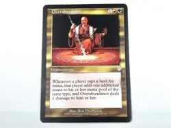 MTG - INVASION (BB/'00) - OVERABUNDANCE (259) - UBERMAßIGKEIT /RARE/NEVER PL./NM - Image 1