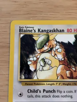 Pokemon TCG Blaine's Kangaskhan Gym Heroes 36/132 Uncommon 80 HP Regular English - Image 2