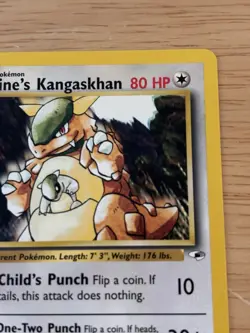 Pokemon TCG Blaine's Kangaskhan Gym Heroes 36/132 Uncommon 80 HP Regular English - Image 3