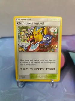 Pokemon TCG Champions Festival SM78 World Championships 2017 Black Star Promo - Image 1
