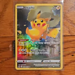 Pokemon Pikachu Ultra Rare Full Art Holo Crown Zenith GG30/GG70 60 HP - Image 1