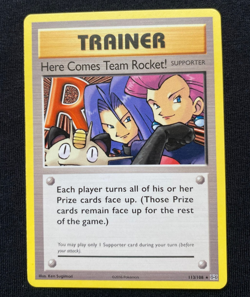 Pokemon TCG Here Comes Team Rocket! Evolutions 113/108 Regular Secret Rare (LP) - Image 1