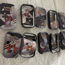 Pokemon Black Bolt/White Flare Unova Mini Tin (6 Tins) with Stickers - NO PACKS - Image 2
