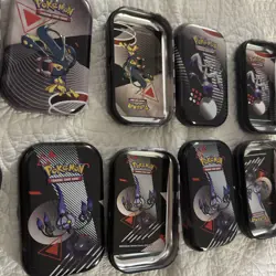 Pokemon Black Bolt/White Flare Unova Mini Tin (6 Tins) with Stickers - NO PACKS - Image 3