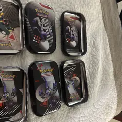 Pokemon Black Bolt/White Flare Unova Mini Tin (6 Tins) with Stickers - NO PACKS - Image 4