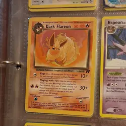 Pokemon TCG Card Lot, Basic, Stage 1, Eevee, Dark Flareon, Espeon, Leafeon, Gla… - Image 4